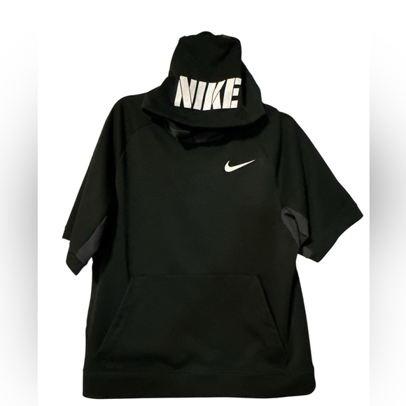 Nike Other - Nike Black Short Sleeve Hoodie Pullover